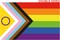 New Intersex Progress Pride Flag 3x5 ft, Double Side Inclusive New Pride Flags for Outdoor LGBTQ Gay Lesbian Transgender Rainbow All Inclusive LGBT Flags